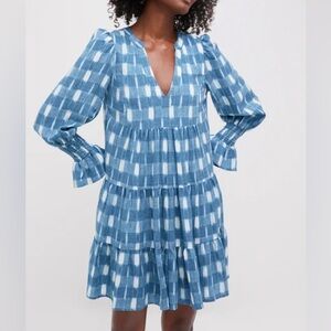 NWT Tuckernuck Pomander Place Blue Ikat Kenzo Dress